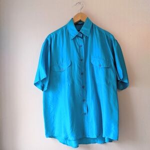 Daniel Hecter 100% Silk Shirt